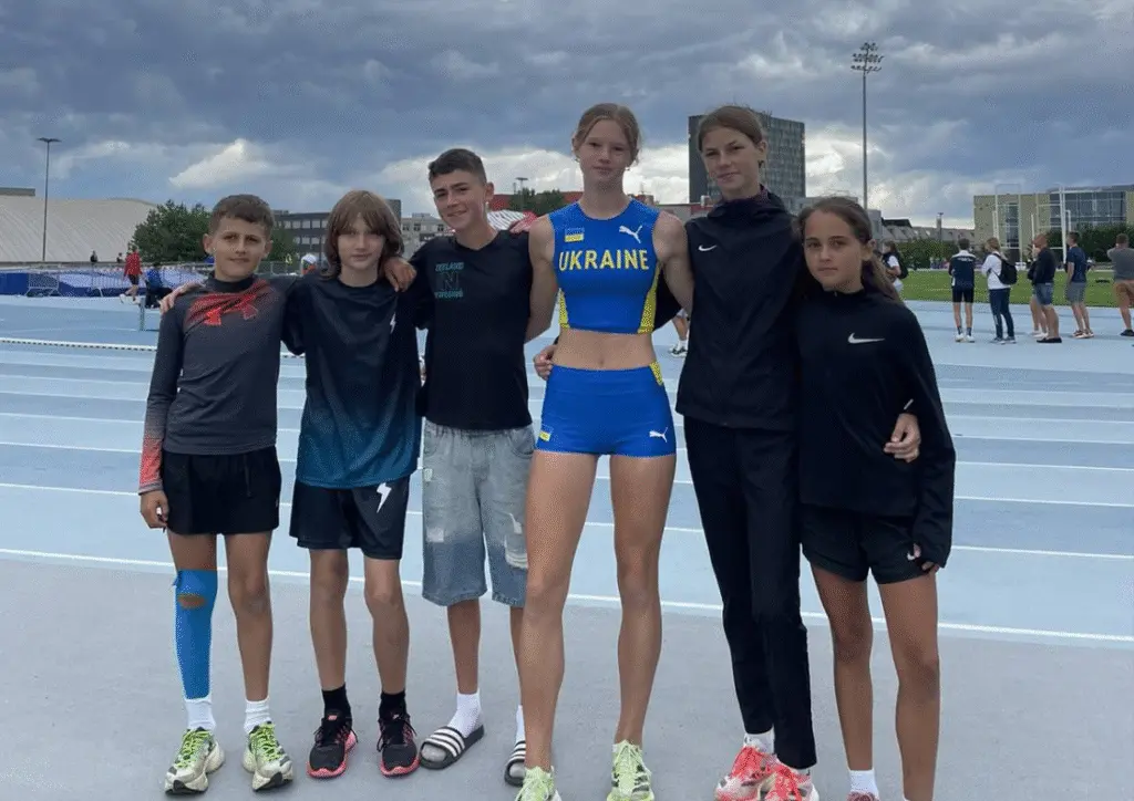 Юні спортсмени з Гайворона дебютували на європейському легкоатлетичному фестивалі