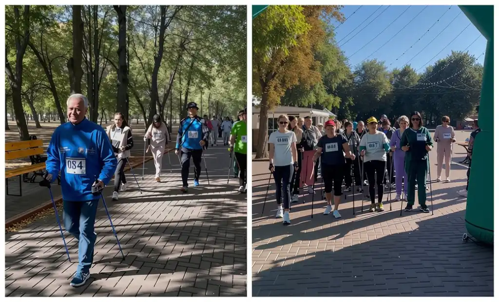 У Кропивницькому відбувся фестиваль скандинавської ходьби «Разом сильніші»