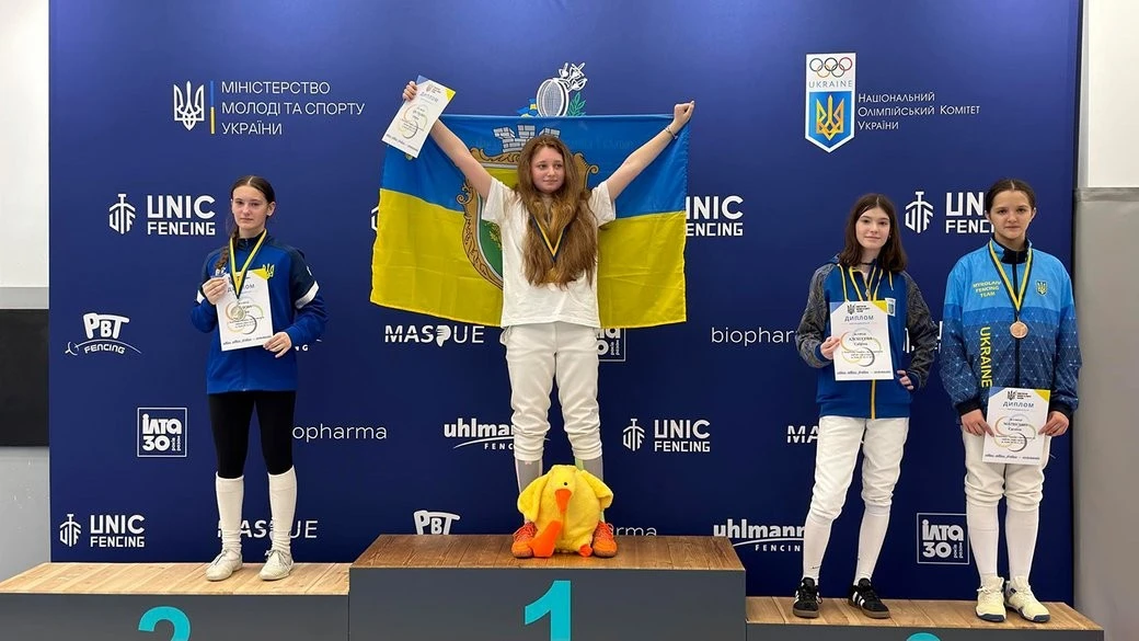 12-річна фехтувальниця з Олександрії стала чемпіонкою України серед кадетів