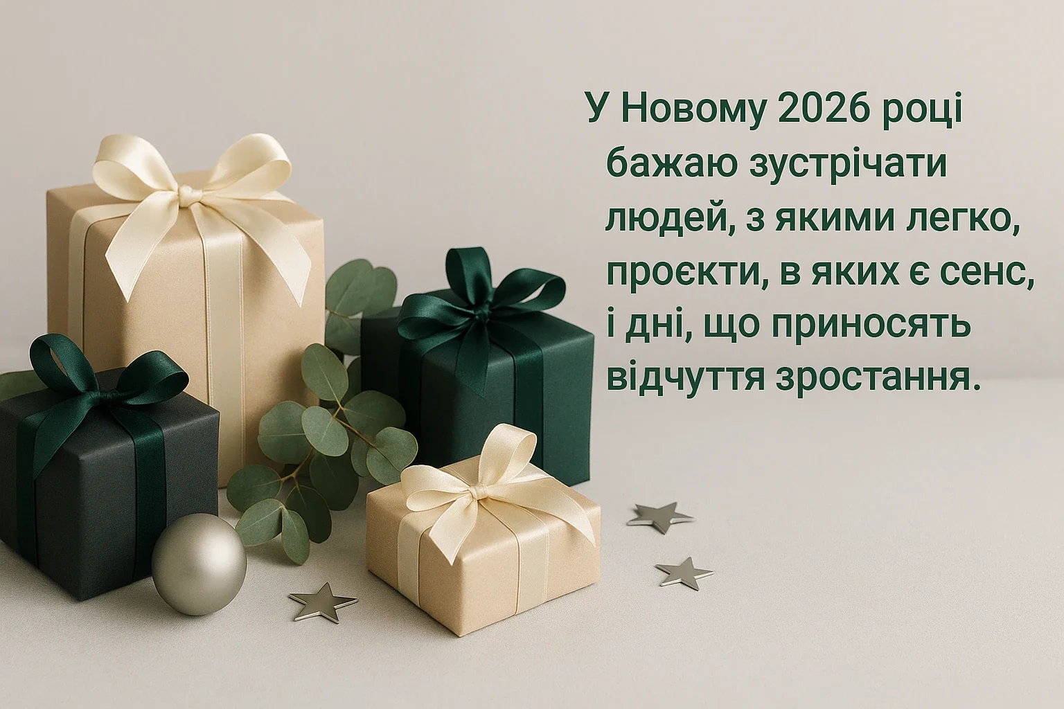 Привітання з Новим роком 2026 своїми словами
