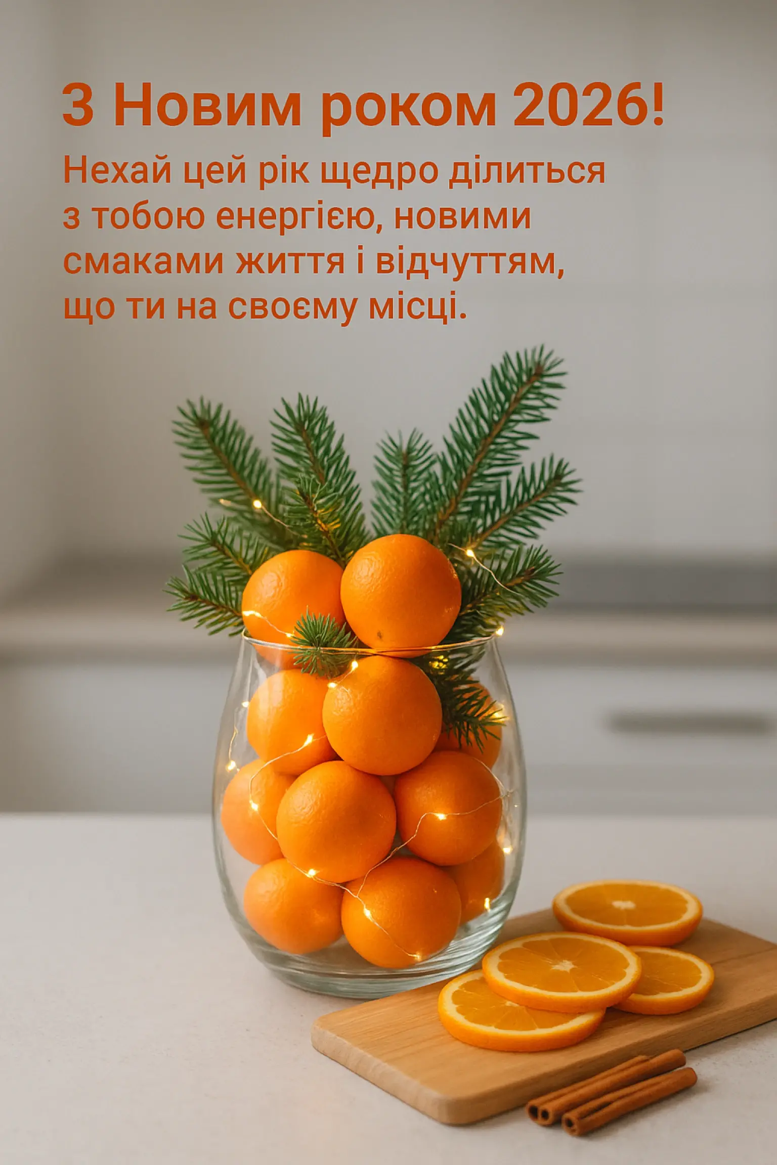 Привітання з Новим роком 2026 своїми словами