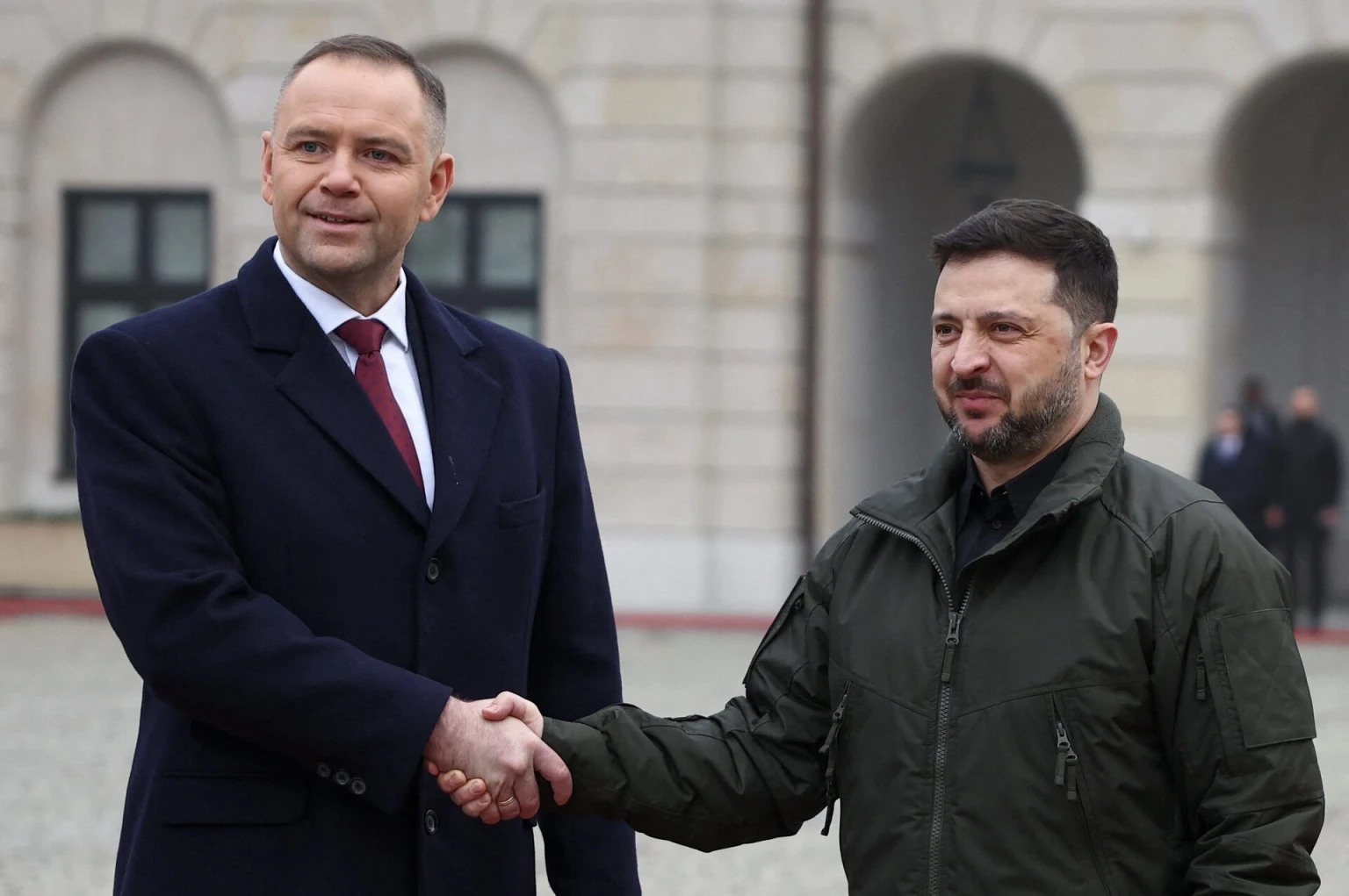Зеленський і Навроцький провели першу двосторонню зустріч у Варшаві