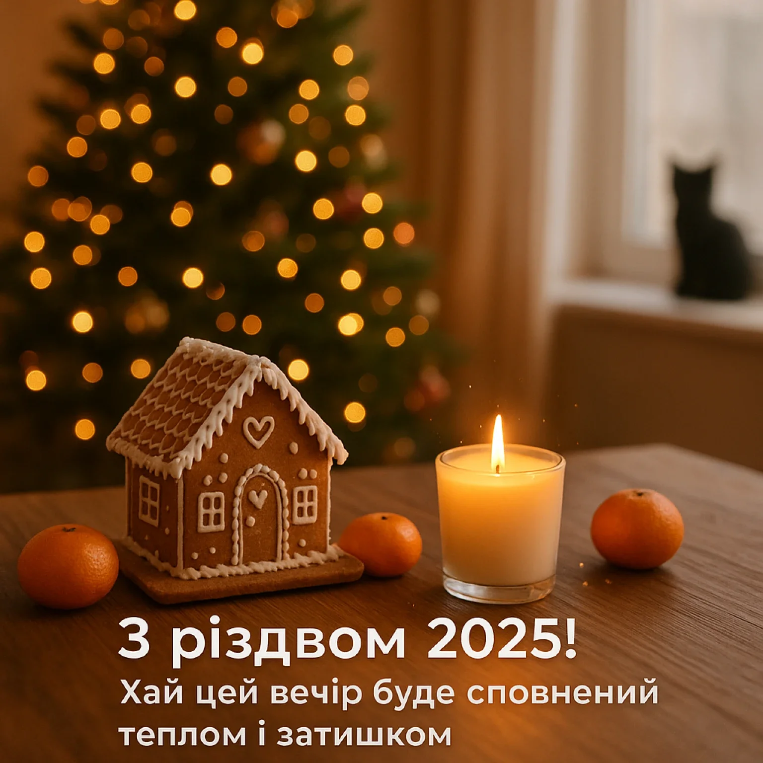 Привітання з різдвом 2025