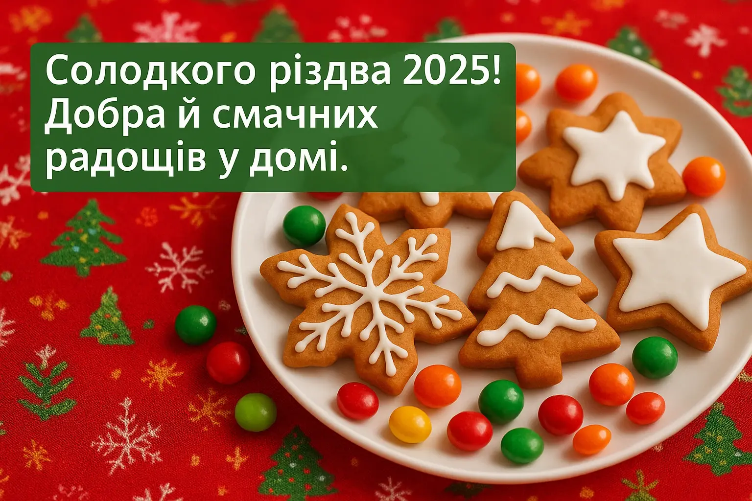 Привітання з різдвом 2025