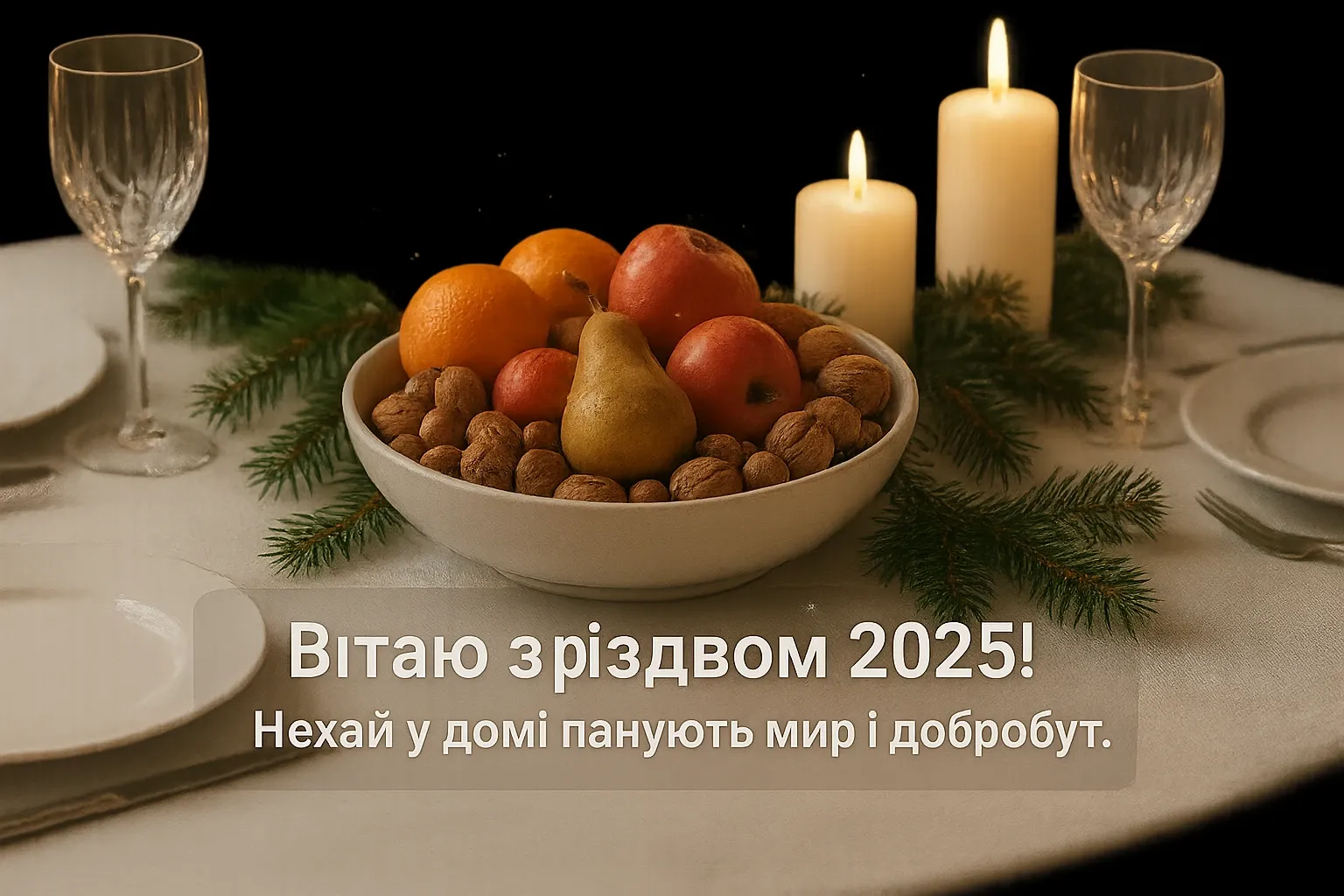 Привітання з різдвом 2025