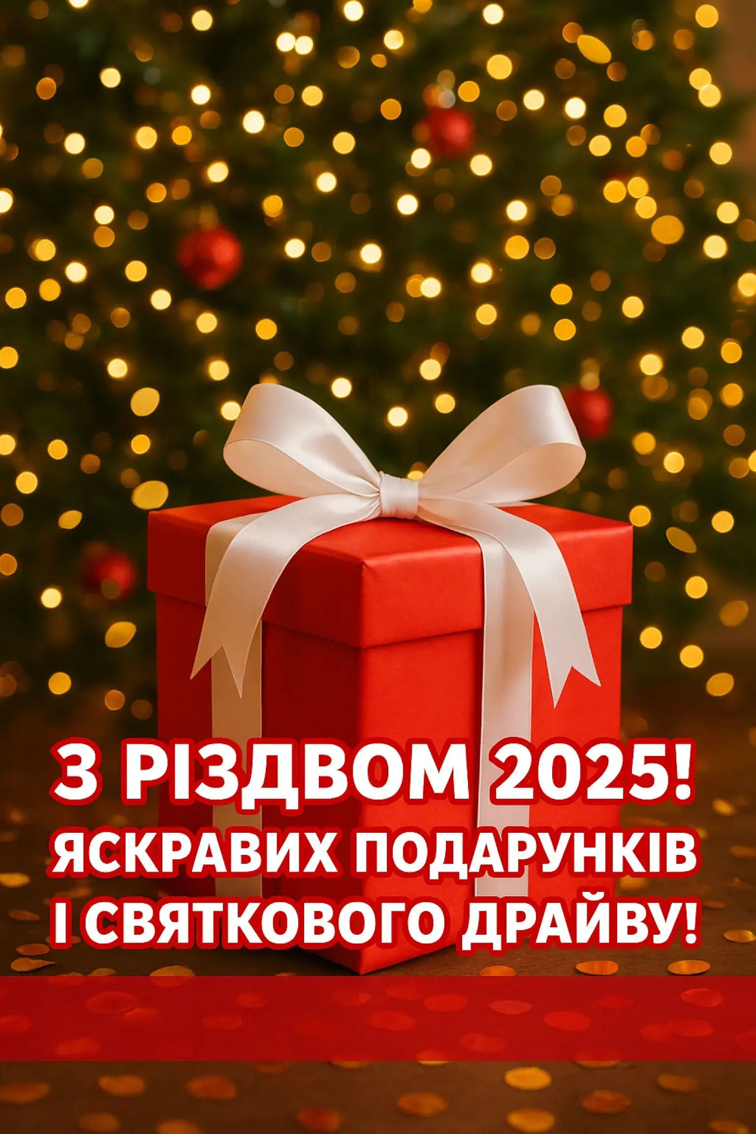 Привітання з різдвом 2025