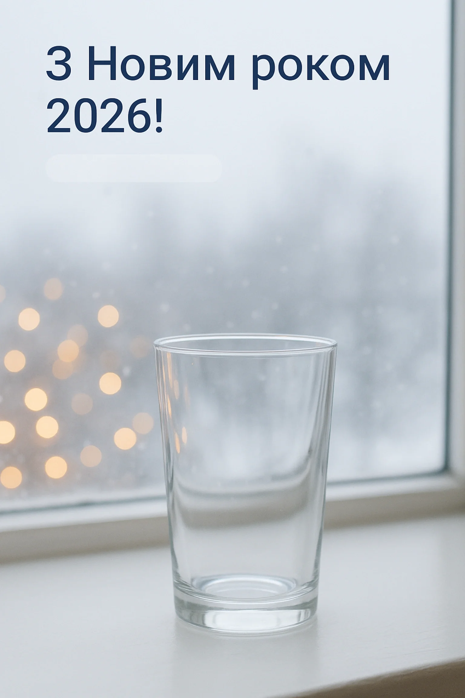 Привітання з прийдешнім новим роком 2026