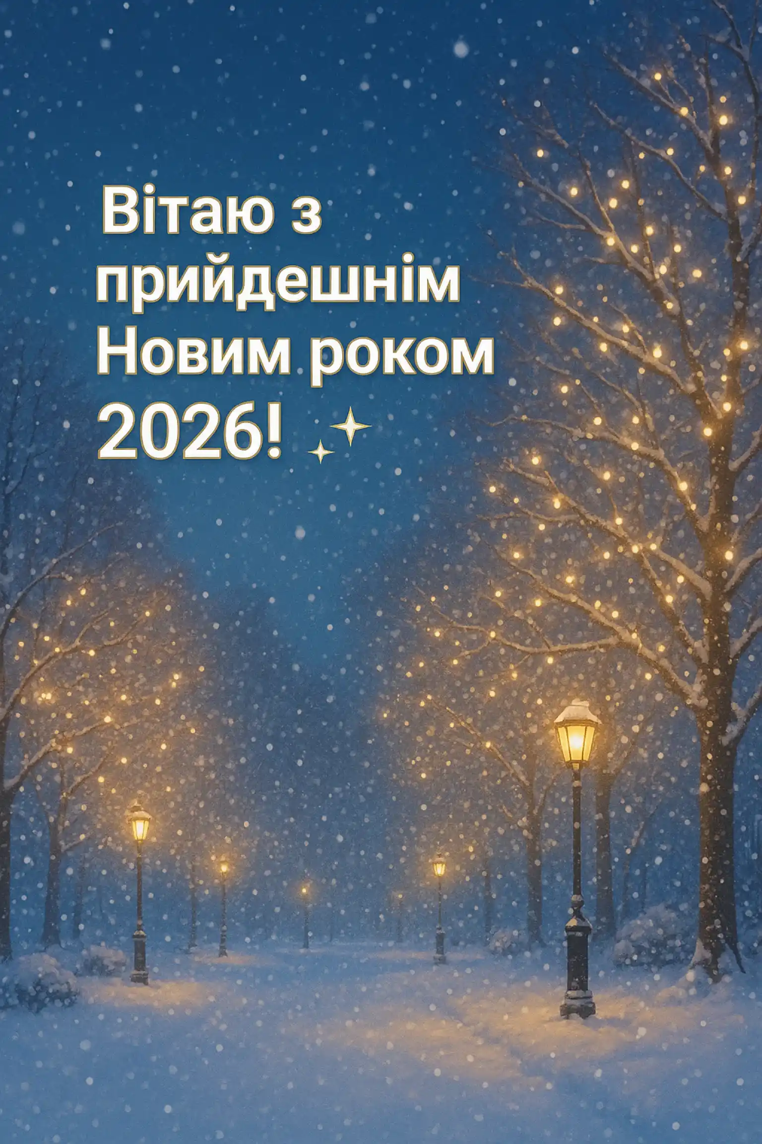 Привітання з прийдешнім новим роком 2026