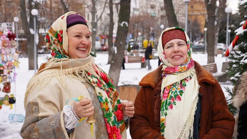 Маланка і Щедрий вечір ожили в центрі Кропивницького