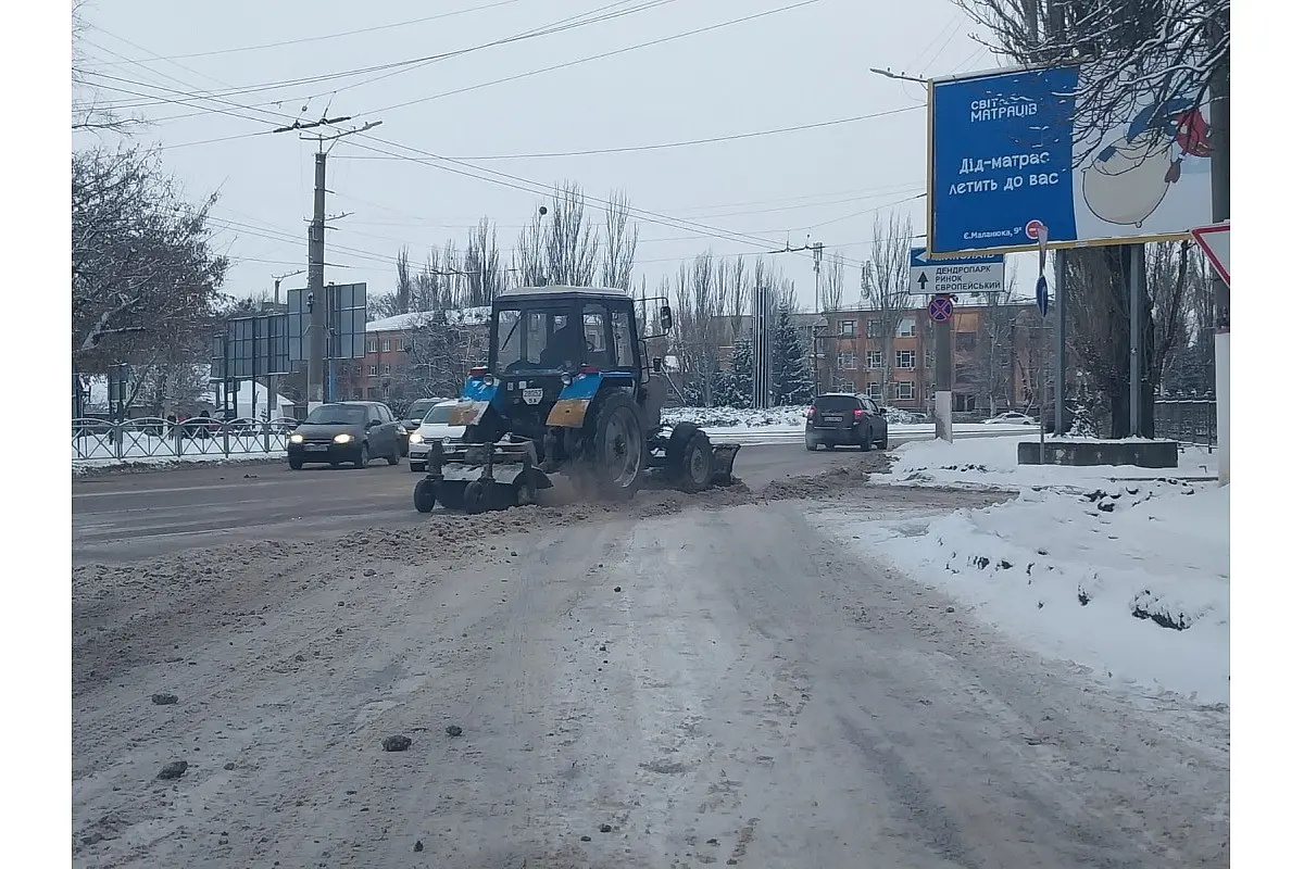 Кропивницький готується до різких змін погоди: комунальники працюють без вихідних