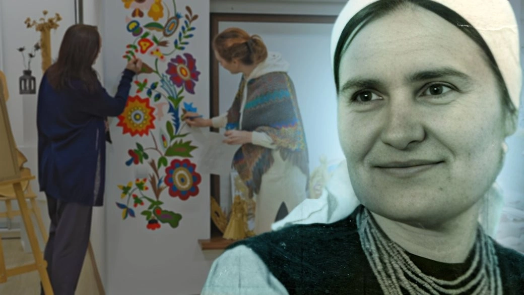 У Кропивницькому оживили мистецтво Параски Власенко на стіні Центру народної творчості