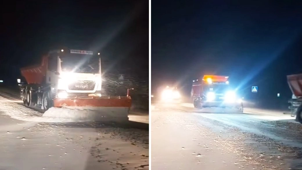 Сніг і ожеледиця не зупиняють рух на дорогах Кіровоградщини