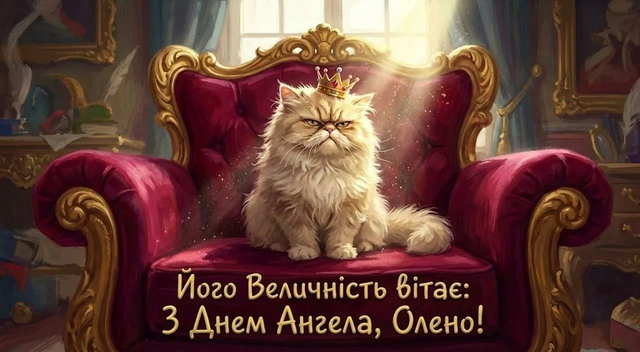 Привітання з днем ангела для Олени та Оленочки
