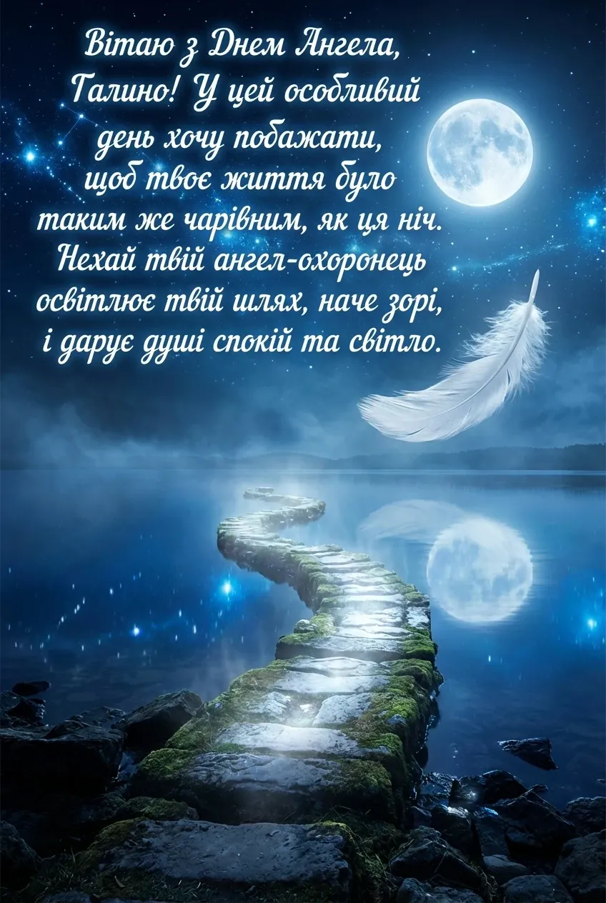 з днем ангела галина открытки