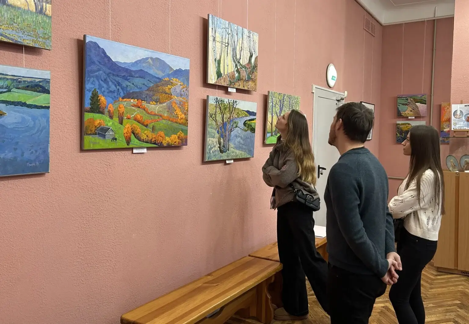 Пейзажі як терапія: у Кропивницькому відкрили виставку до Дня пам’яті кіборгів