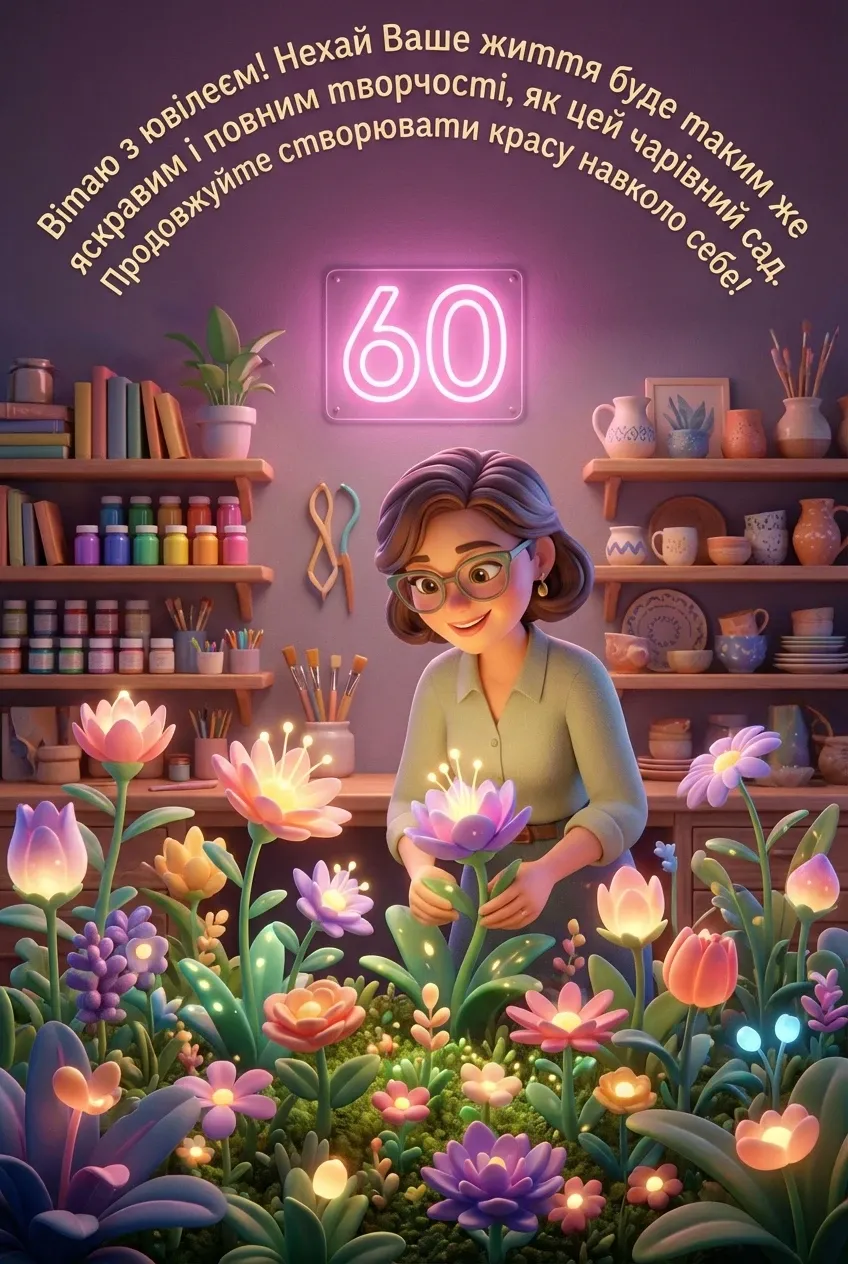 картинки з ювілеєм 60 років жінці