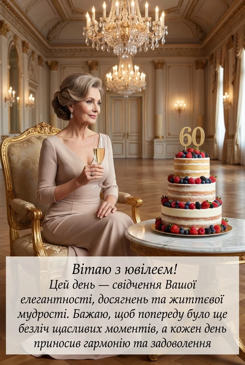 картинки з ювілеєм 60 років жінці