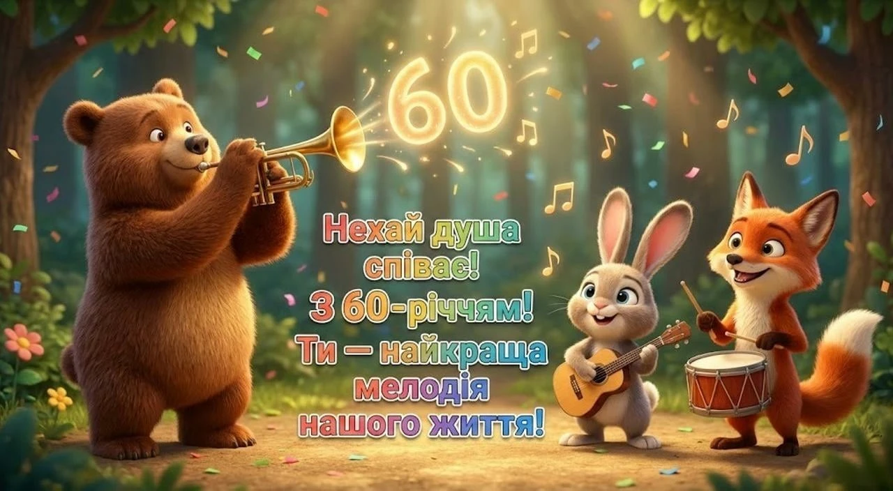 Картинки з привітаннями на ювілей 60 років жінці
