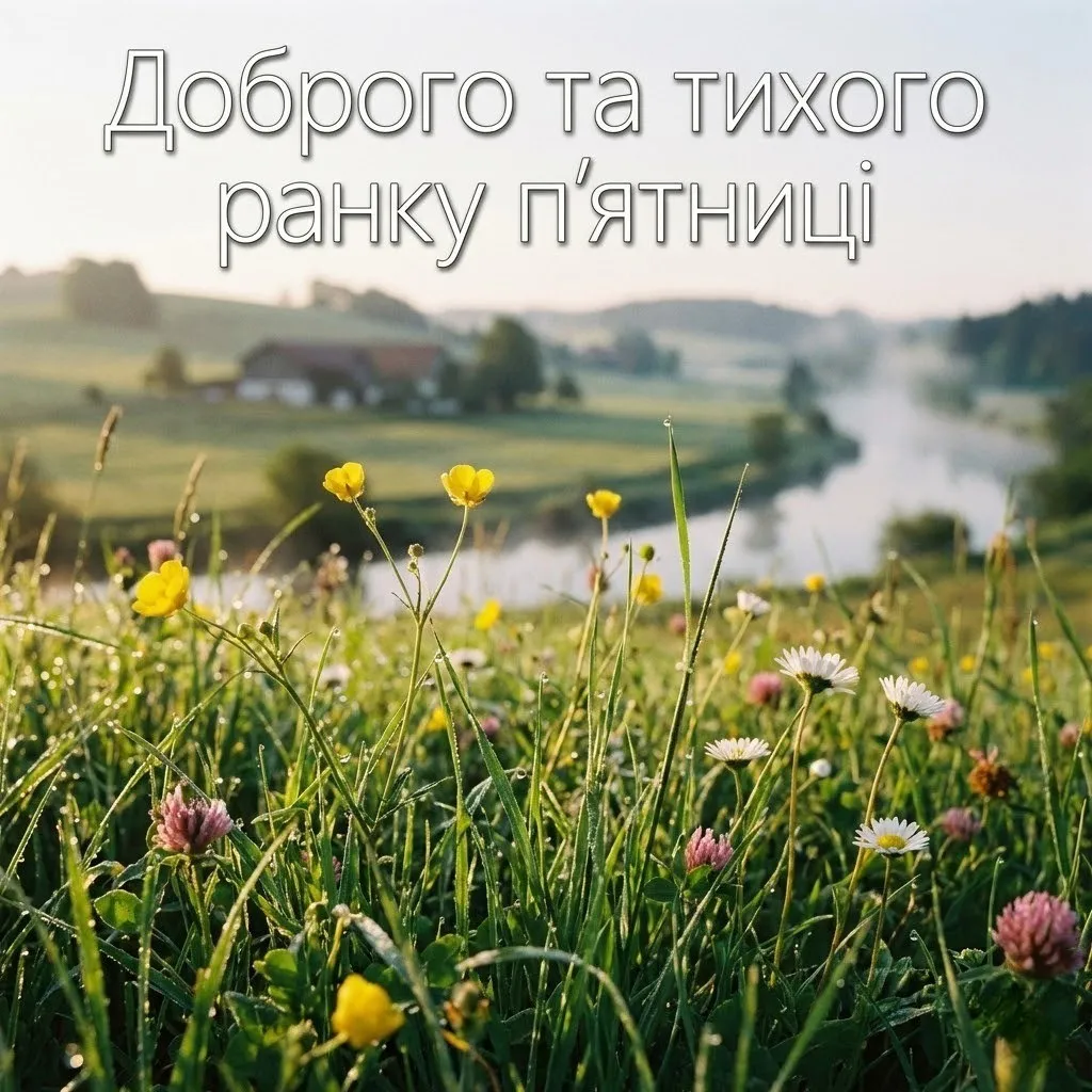 Доброго ранку п’ятниці: душевні вітання та найкращі картинки для легкого завершення тижня