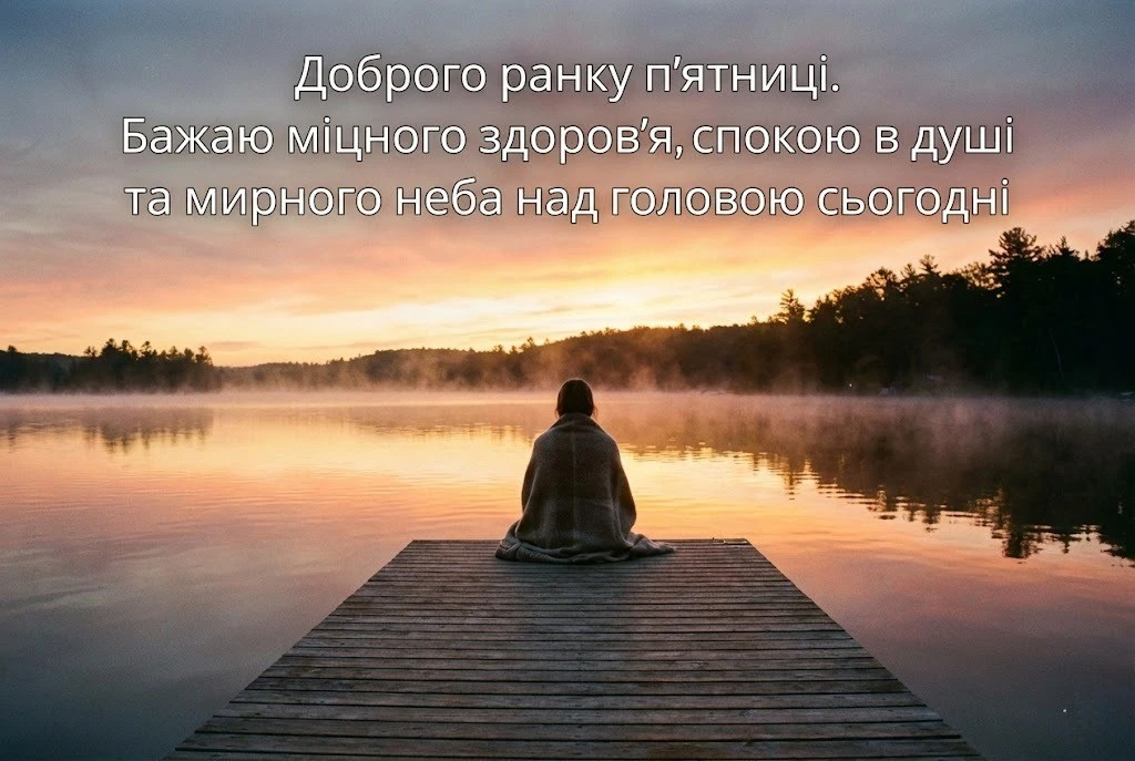Доброго ранку п’ятниці: душевні вітання та найкращі картинки для легкого завершення тижня