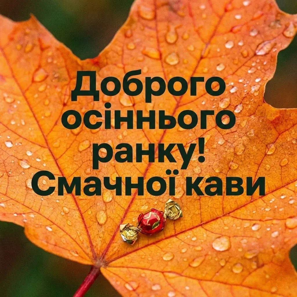 Доброго ранку: осінь у найкращих картинках та душевних побажаннях для гарного настрою