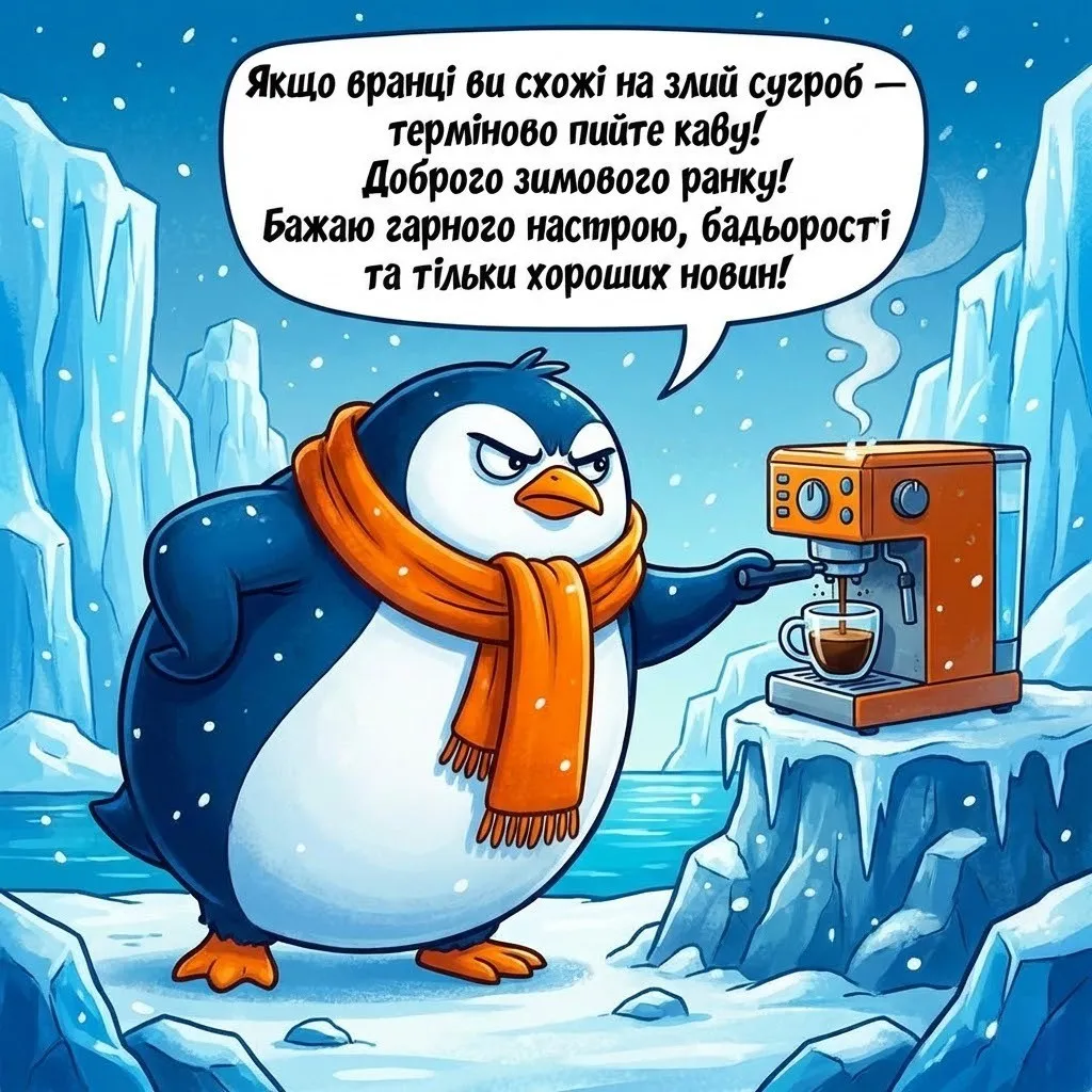Доброго зимового ранку картинки та душевні листівки для затишного настрою