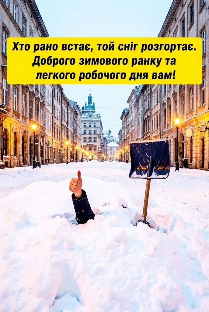 Доброго зимового ранку картинки та душевні листівки для затишного настрою