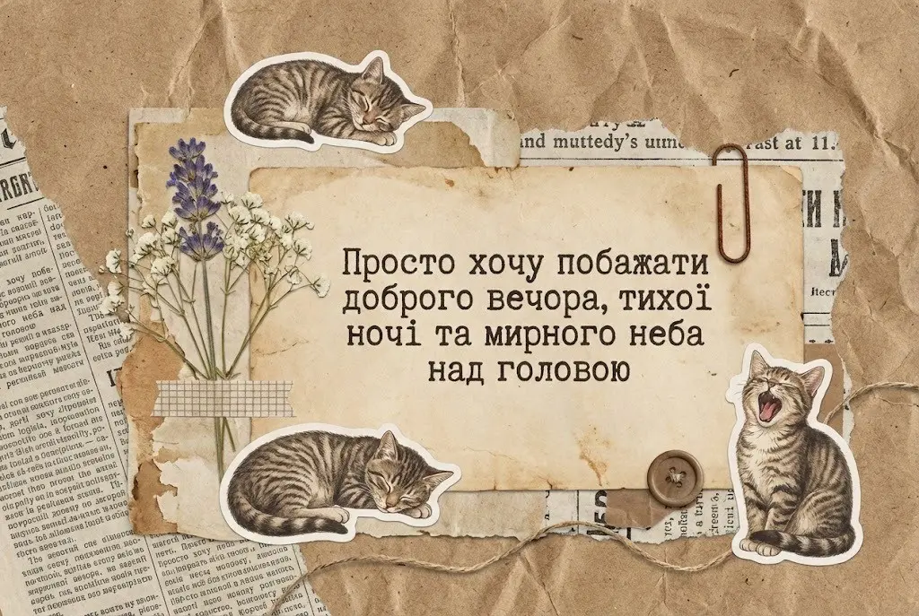 Доброго вечора, тихої ночі: найкращі картинки та душевні побажання для мирного відпочинку