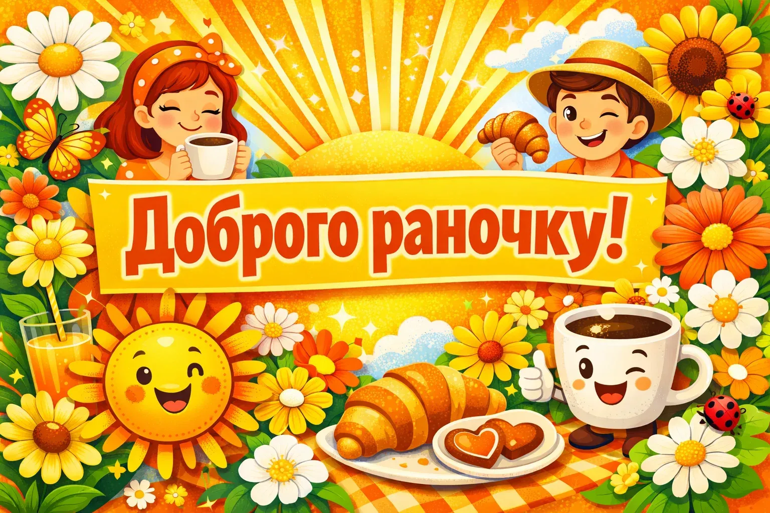 Доброго ранку та гарного дня для гарного настрою: добірка душевних листівок та побажань