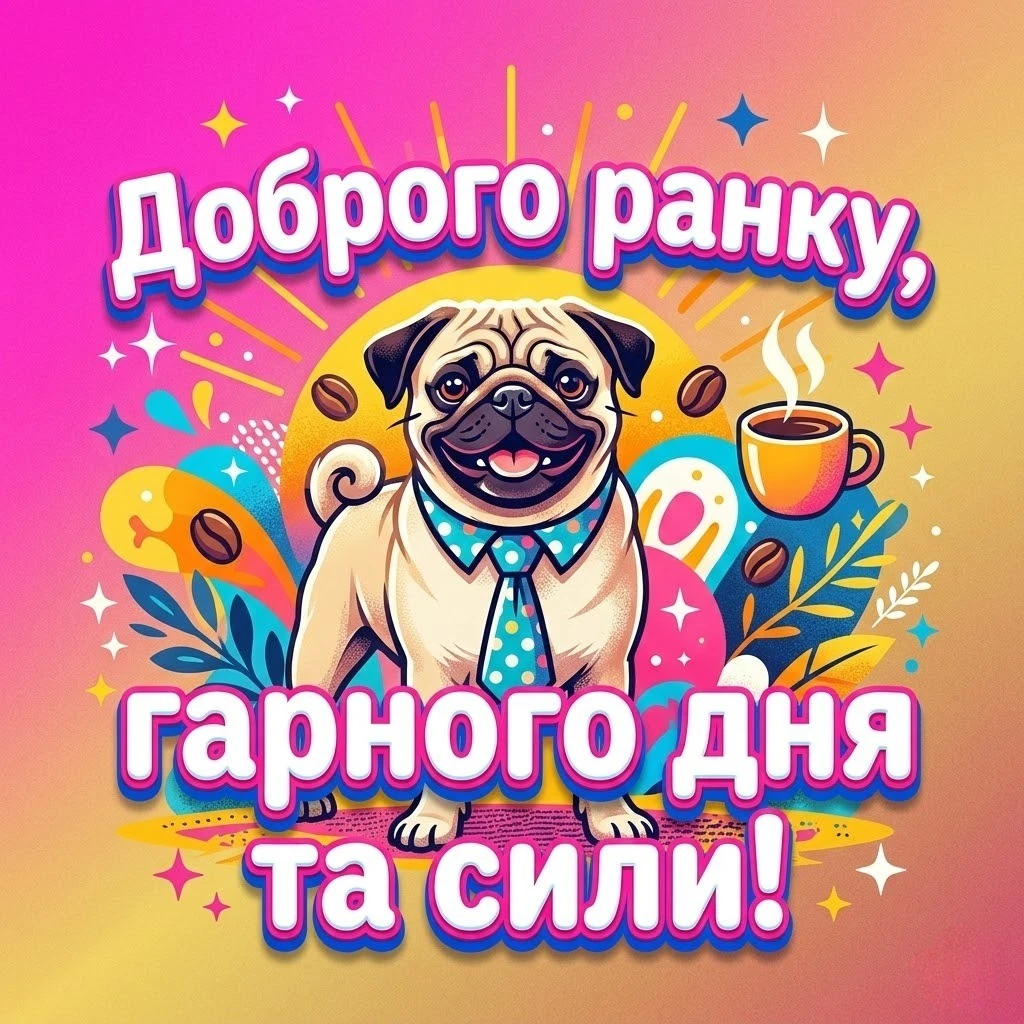 Доброго ранку, гарного дня: прикольні картинки для чудового настрою