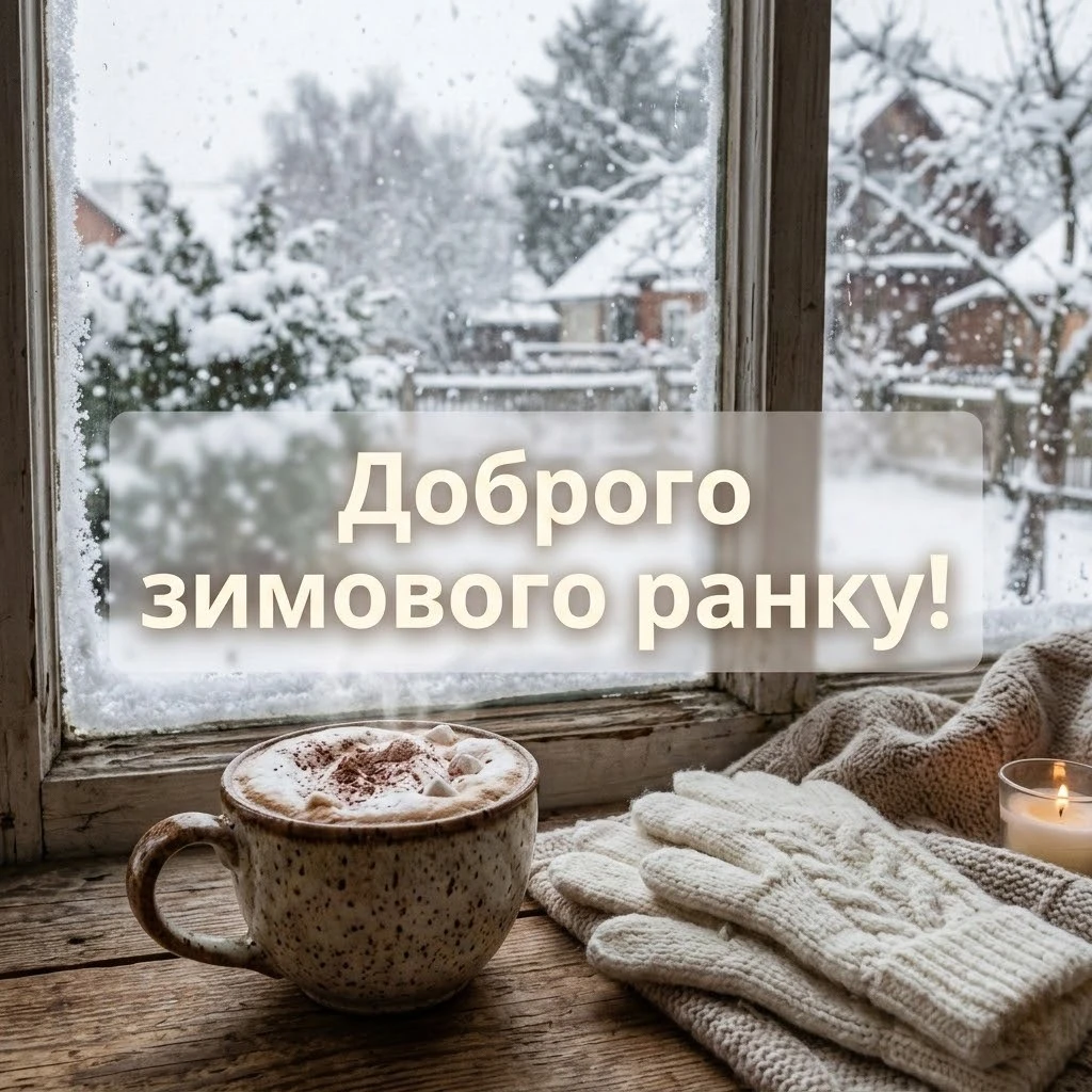 Зима та найтепліші побажання доброго зимового ранку: добірка затишних картинок та душевних листівок