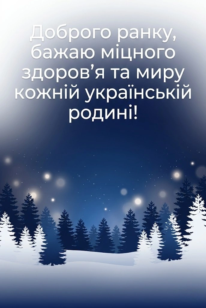 Зима та найтепліші побажання доброго зимового ранку: добірка затишних картинок та душевних листівок