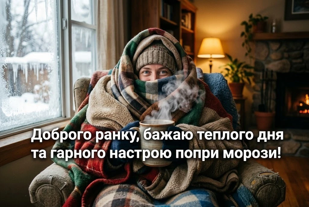Зима та найтепліші побажання доброго зимового ранку: добірка затишних картинок та душевних листівок
