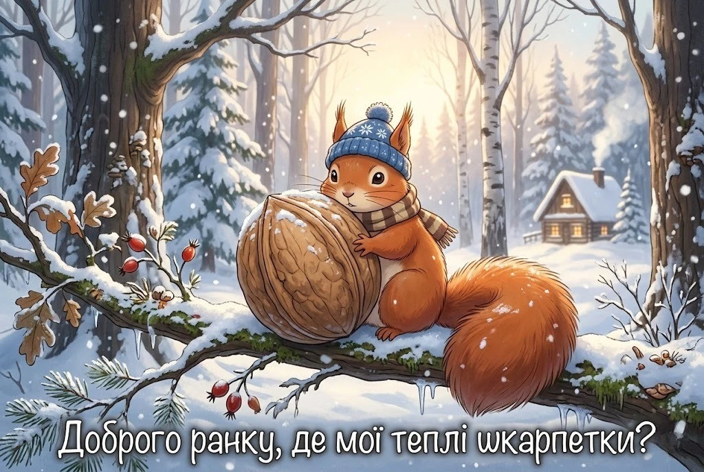 Зима та найтепліші побажання доброго зимового ранку: добірка затишних картинок та душевних листівок