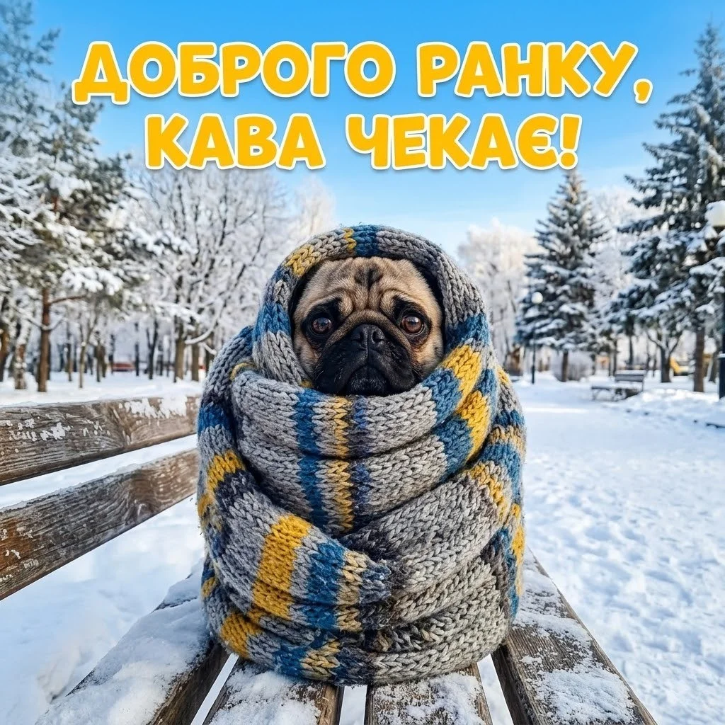 Зима та найтепліші побажання доброго зимового ранку: добірка затишних картинок та душевних листівок