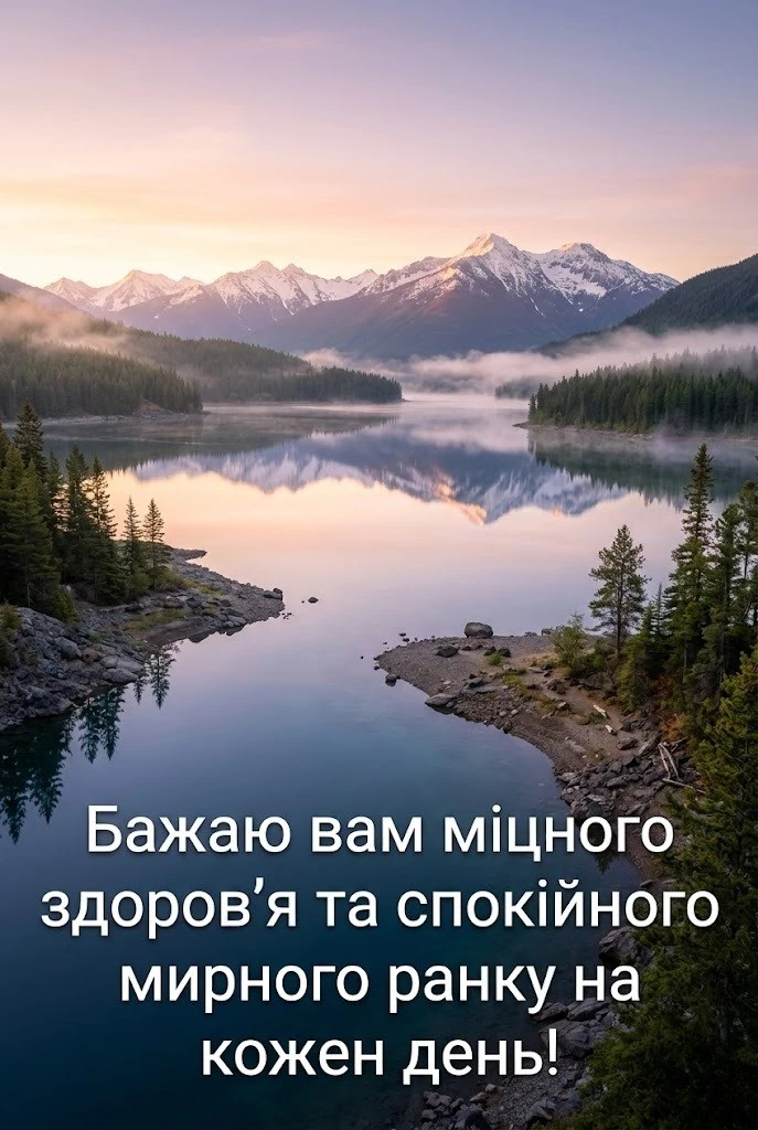 Бажаємо вам доброго ранку та міцного здоров’я через ці чудові картинки та листівки українською для найрідніших
