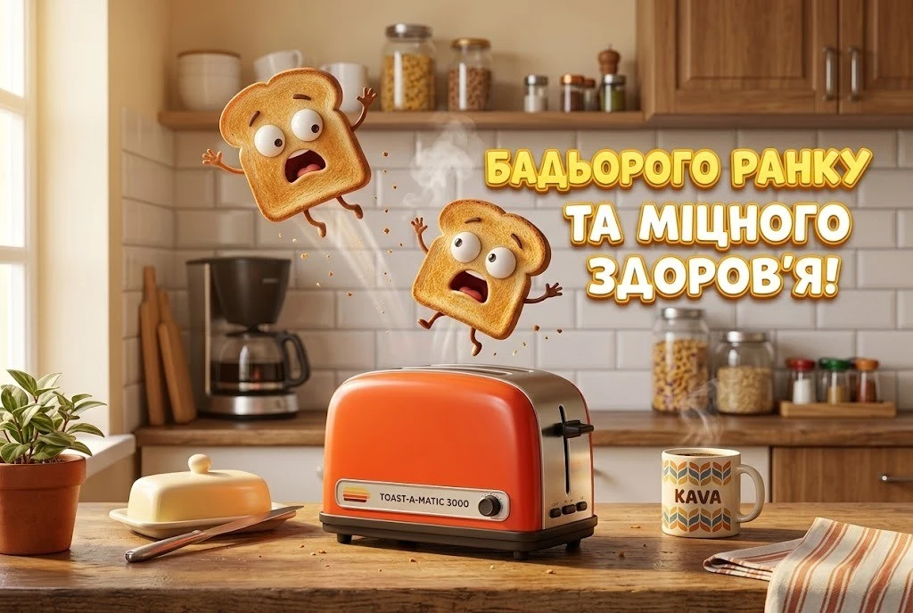 Бажаємо вам доброго ранку та міцного здоров’я через ці чудові картинки та листівки українською для найрідніших