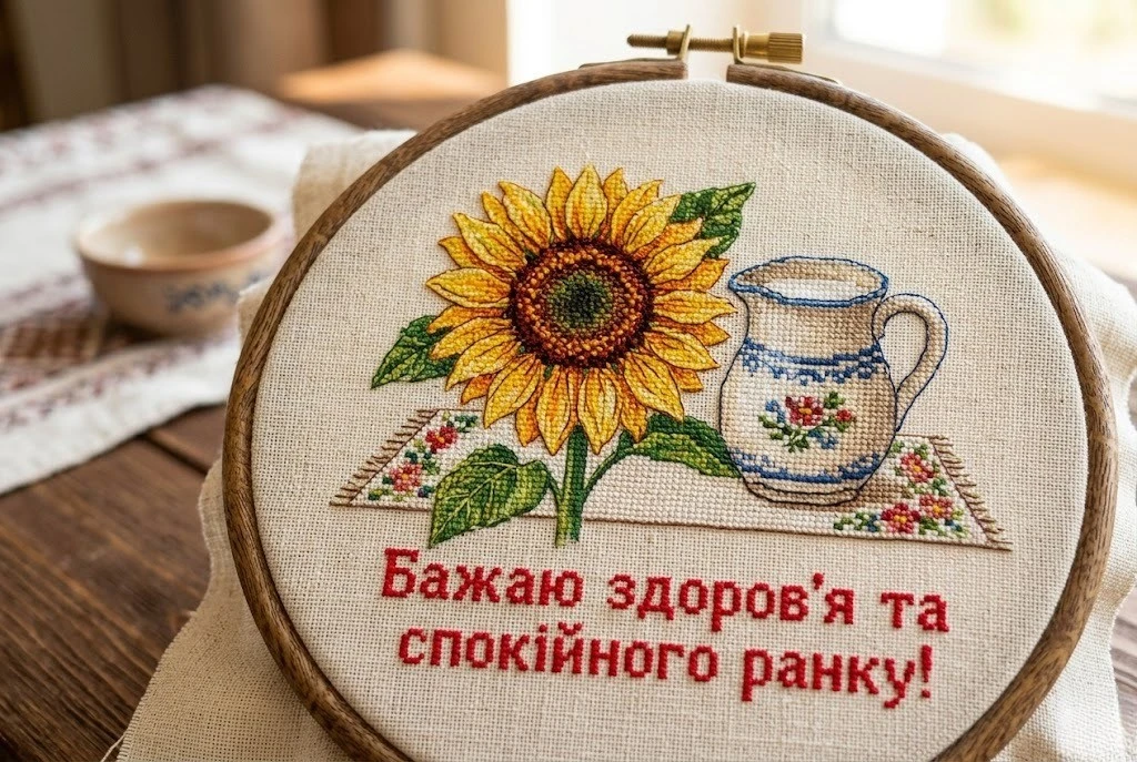 Бажаємо вам доброго ранку та міцного здоров’я через ці чудові картинки та листівки українською для найрідніших