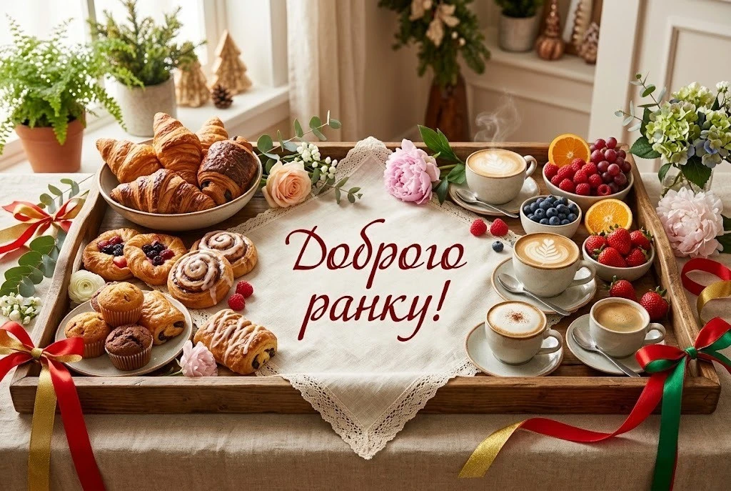 Доброго ранку листівки та найтепліші побажання для натхненного початку вашого дня