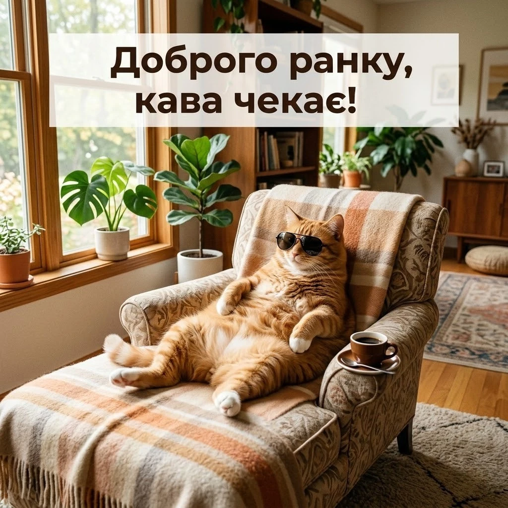 Доброго ранку листівки та найтепліші побажання для натхненного початку вашого дня