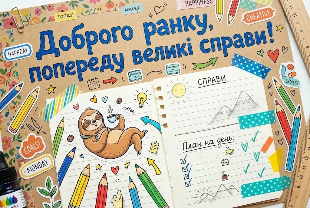 Доброго ранку листівки та найтепліші побажання для натхненного початку вашого дня