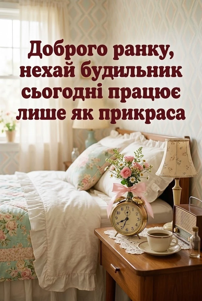 Доброго ранку листівки та найтепліші побажання для натхненного початку вашого дня