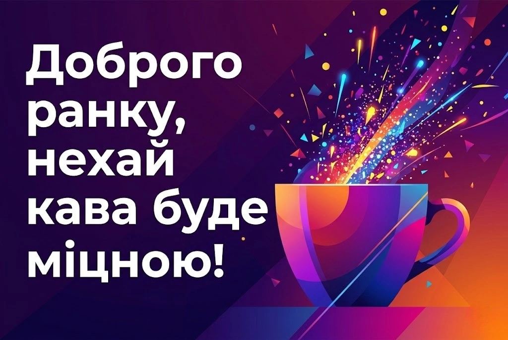Доброго ранку листівки та найтепліші побажання для натхненного початку вашого дня