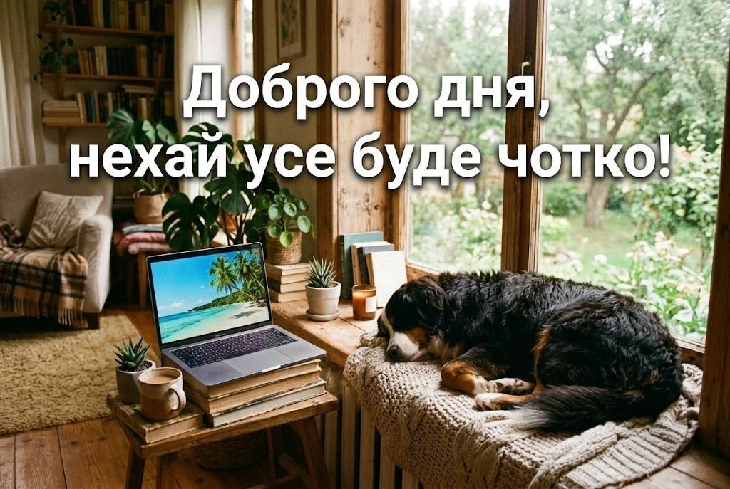 Оригінальні побажання доброго дня на українській мові: прикольні картинки для чудового настрою