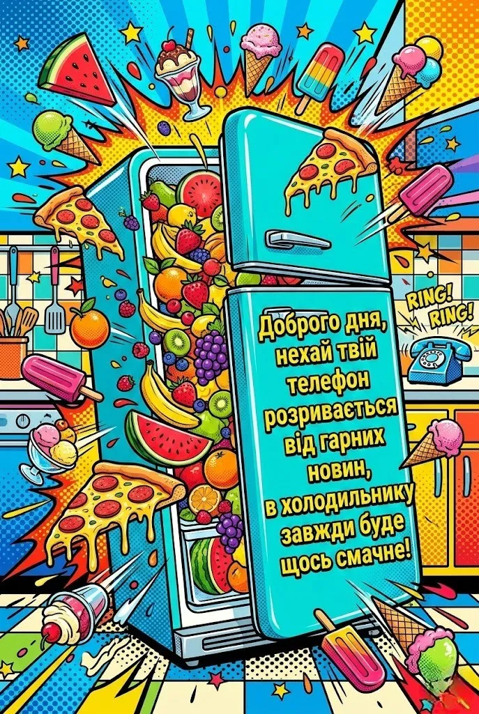 Оригінальні побажання доброго дня на українській мові: прикольні картинки для чудового настрою