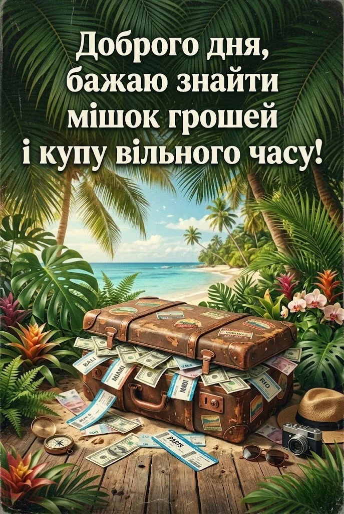 Оригінальні побажання доброго дня на українській мові: прикольні картинки для чудового настрою