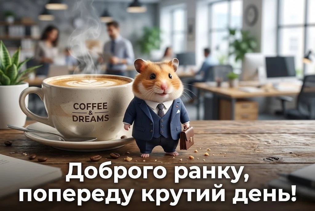 Листівки доброго ранку гарного дня українською для натхнення та щирих усмішок
