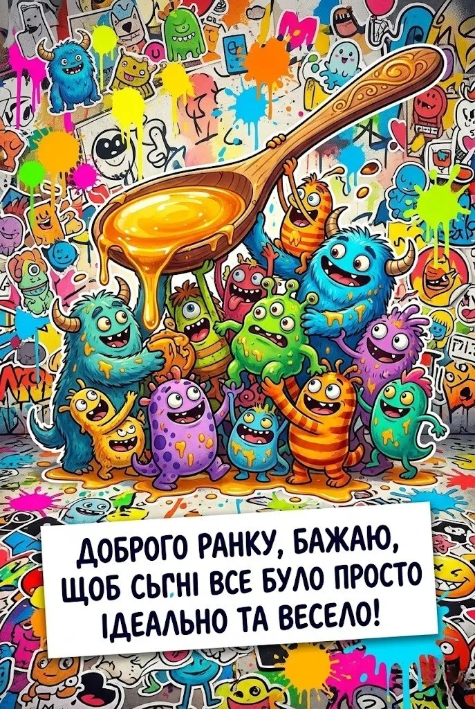 Листівки доброго ранку гарного дня українською для натхнення та щирих усмішок
