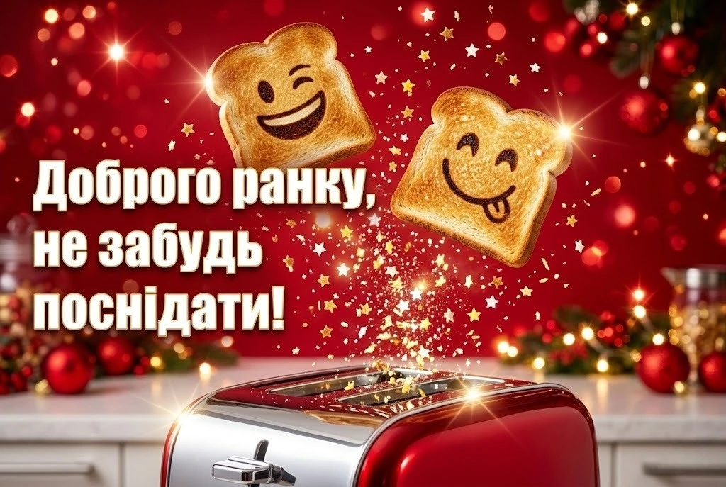 Листівки доброго ранку гарного дня українською для натхнення та щирих усмішок