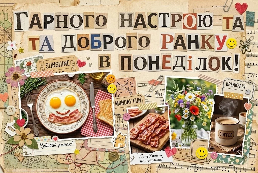 Доброго ранку, понеділок: душевні вітання та красиві листівки для легкого початку тижня